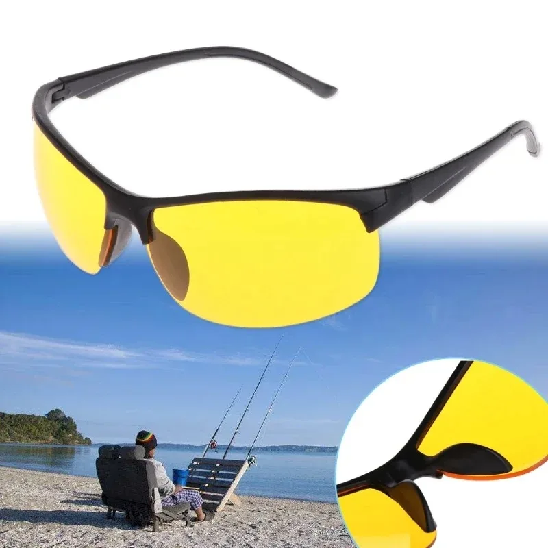 2024 Night Vision Glasses Man Fishing Cycling Outdoor Sunglasses Yellow Lens Protection Unisex UV400 Fishing Eyewear
2024 Night Vision Glasses Man Fishing Cycling Outdoor Sunglasses Yellow Lens Protection Unisex UV400 Fishing Eyewear