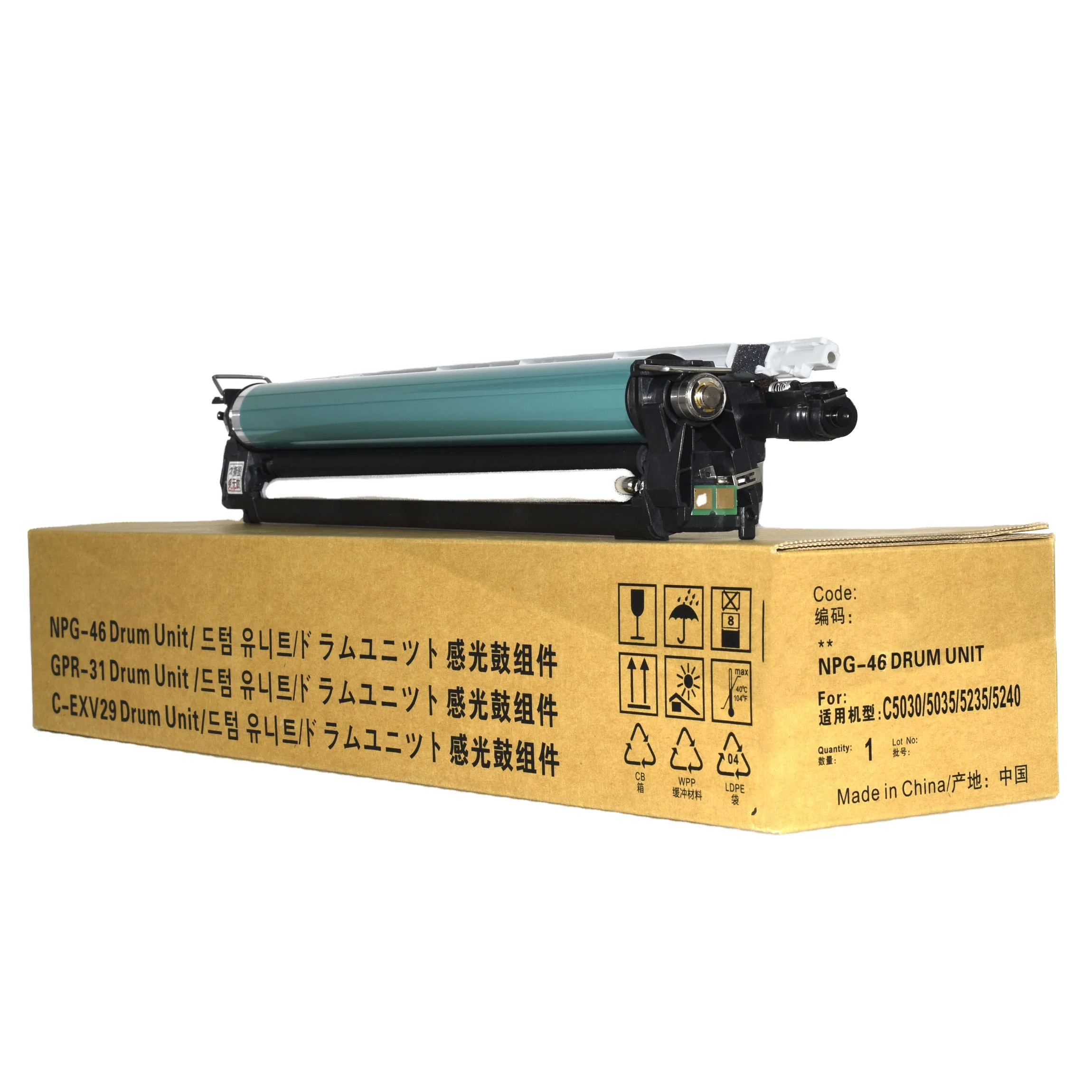 High Page Yield Cost-effective Color Drum Unit Npg46 Npg-46 Gpr31 Exv29 Exv-29 For Canon Ir C5030 5035 C5235 C5240
High Page Yield Cost-effective Color Drum Unit Npg46 Npg-46 Gpr31 Exv29 Exv-29 For Canon Ir C5030 5035 C5235 C5240