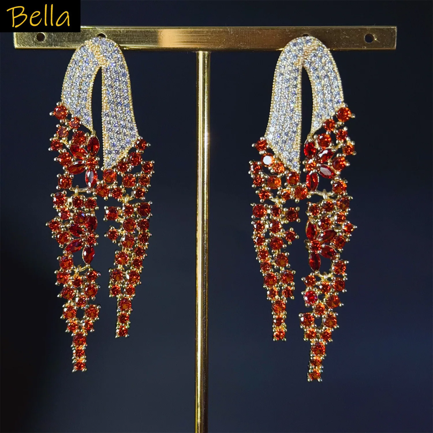 women earrings luxury jewelry zirconia white green orange plant leaf floral long dangling earrings shiny jewelru dinner party
women earrings luxury jewelry zirconia white green orange plant leaf floral long dangling earrings shiny jewelru dinner party