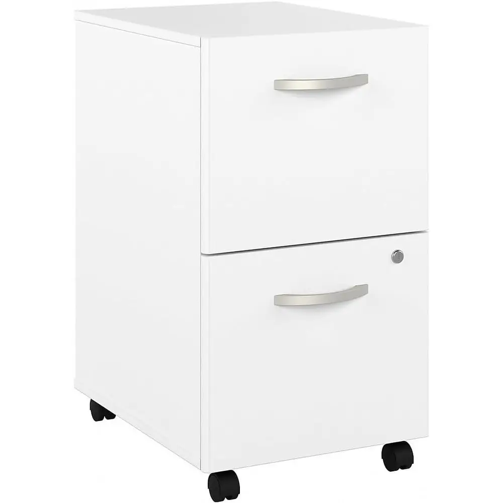 Hybrid 2 Drawer Mobile Cabinet in White - Assembled
Hybrid 2 Drawer Mobile Cabinet in White - Assembled