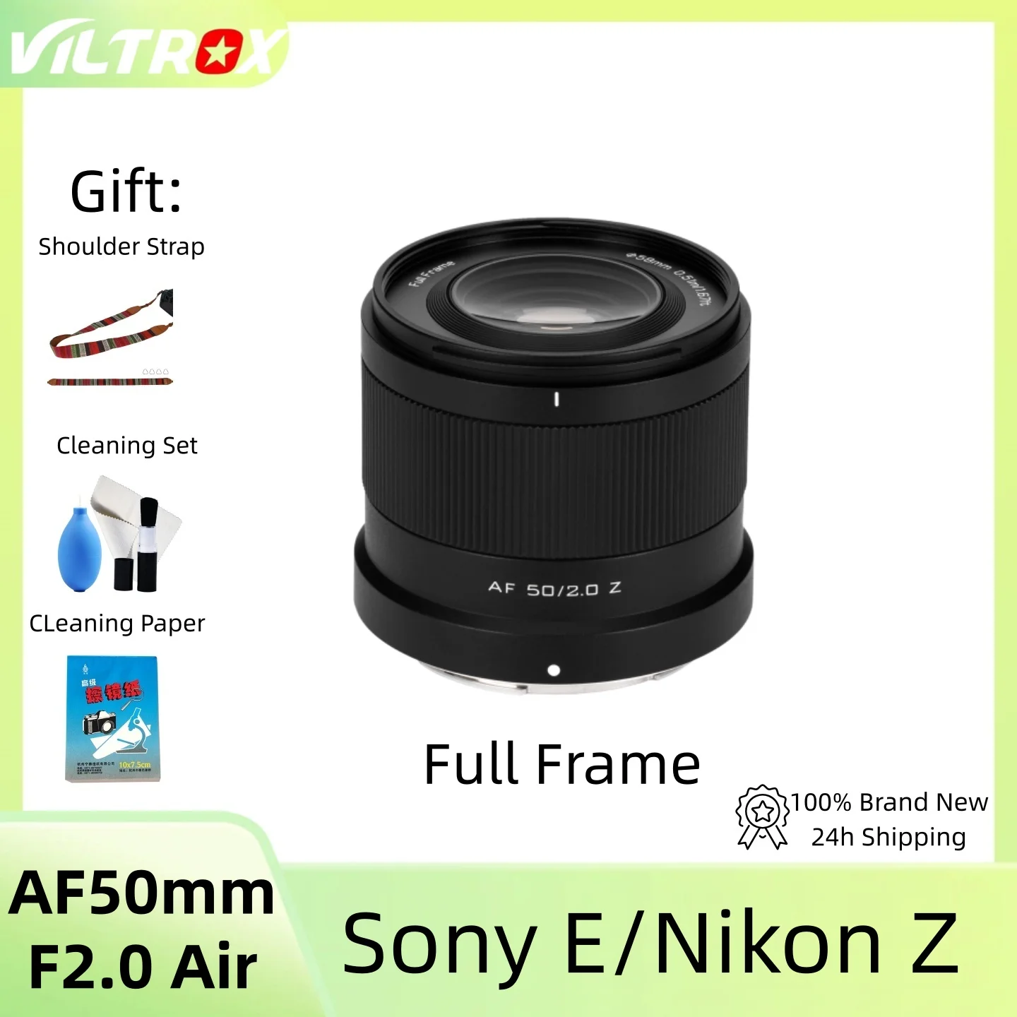 Полнокадровый объектив VILTROX 50mm F2 Air Auto Focus AF Prime для зеркальной камеры Sony E FE Nikon Z A7C A7R4 A7R5 A7MIII Z6 Z7 Z50 ZFC Z9
Полнокадровый объектив VILTROX 50mm F2 Air Auto Focus AF Prime для зеркальной камеры Sony E FE Nikon Z A7C A7R4 A7R5 A7MIII Z6 Z7 Z50 ZFC Z9