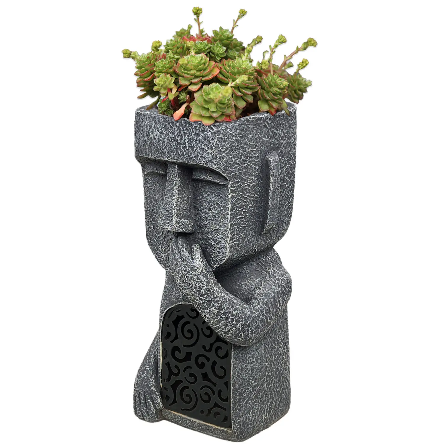 See Hear Speak No Evil Garden Easter Island Statues Creative Resin Sculpture Outdoor Decoration Home Vase Statue Decor Figurine
See Hear Speak No Evil Garden Easter Island Statues Creative Resin Sculpture Outdoor Decoration Home Vase Statue Decor Figurine