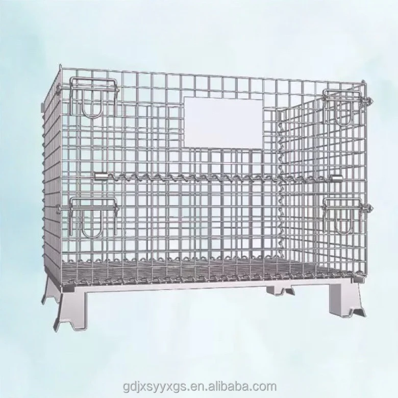High Quality Admissible 400/500/600kg Collapsible Galvanized Roll Container Metal Storage Cages Trolley Rolling Cart With Wheels
High Quality Admissible 400/500/600kg Collapsible Galvanized Roll Container Metal Storage Cages Trolley Rolling Cart With Wheels