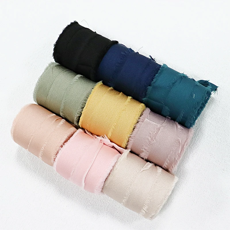 5Yards 40mm Handmade Frayed Edged Silk Polyester Satin Ribbon For Wedding Party Flower Gift Packing Decorations DIY Craft
5Yards 40mm Handmade Frayed Edged Silk Polyester Satin Ribbon For Wedding Party Flower Gift Packing Decorations DIY Craft