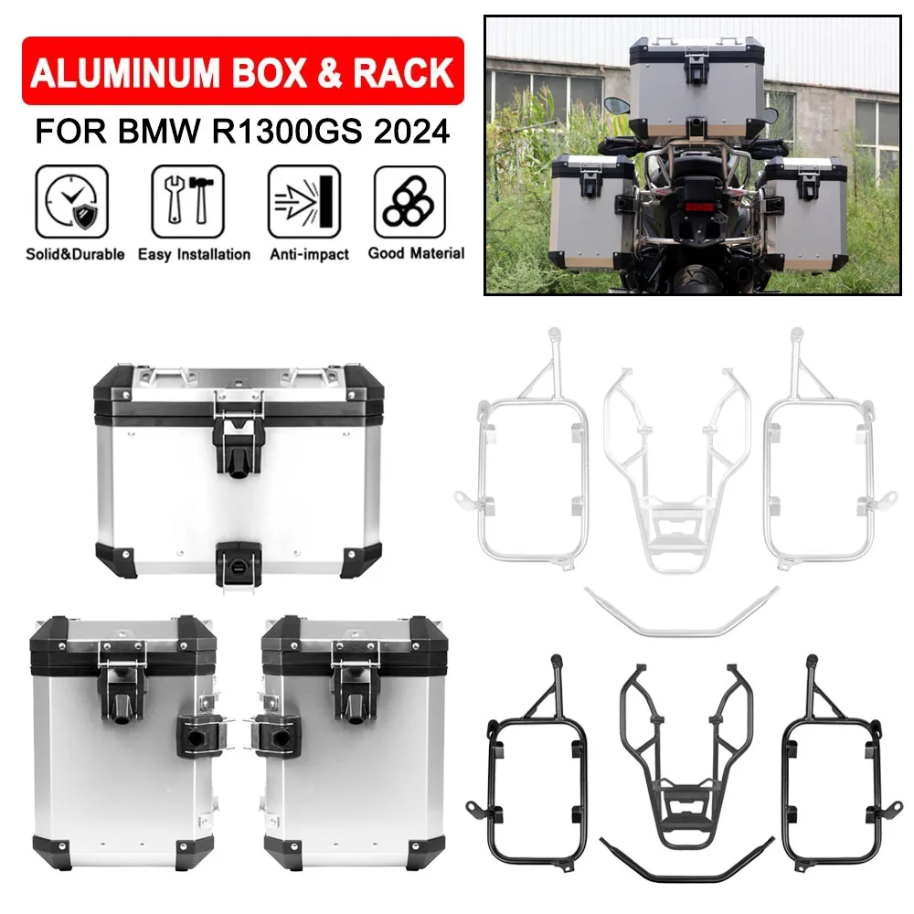 R1300GS Top Box Pannier Aluminum Box Rear Luggage Rack For BMW GS1300 R 1300 GS 2024 Motorcycle Saddlebag Tail Side Box Bracket
R1300GS Top Box Pannier Aluminum Box Rear Luggage Rack For BMW GS1300 R 1300 GS 2024 Motorcycle Saddlebag Tail Side Box Bracket