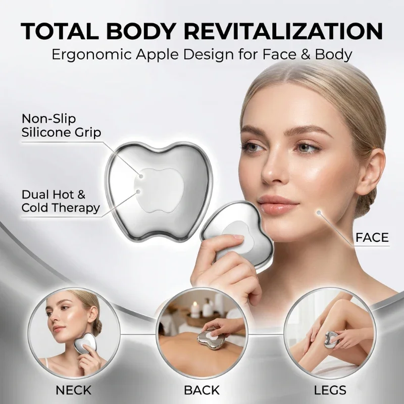 Stainless Steel Guasha Facial Massager Portable Skin Tightening Tool Beauty Travel Massager Face Scraping Board
Stainless Steel Guasha Facial Massager Portable Skin Tightening Tool Beauty Travel Massager Face Scraping Board