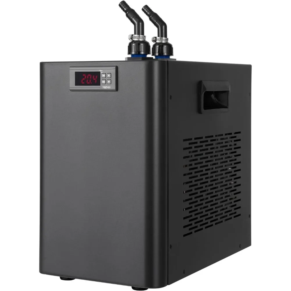 15/42 Gallon Aquarium Chiller, 1/10 HP Fish Tank Water Cooler with Pump Special Quiet Design Refrigeration Compressor
15/42 Gallon Aquarium Chiller, 1/10 HP Fish Tank Water Cooler with Pump Special Quiet Design Refrigeration Compressor