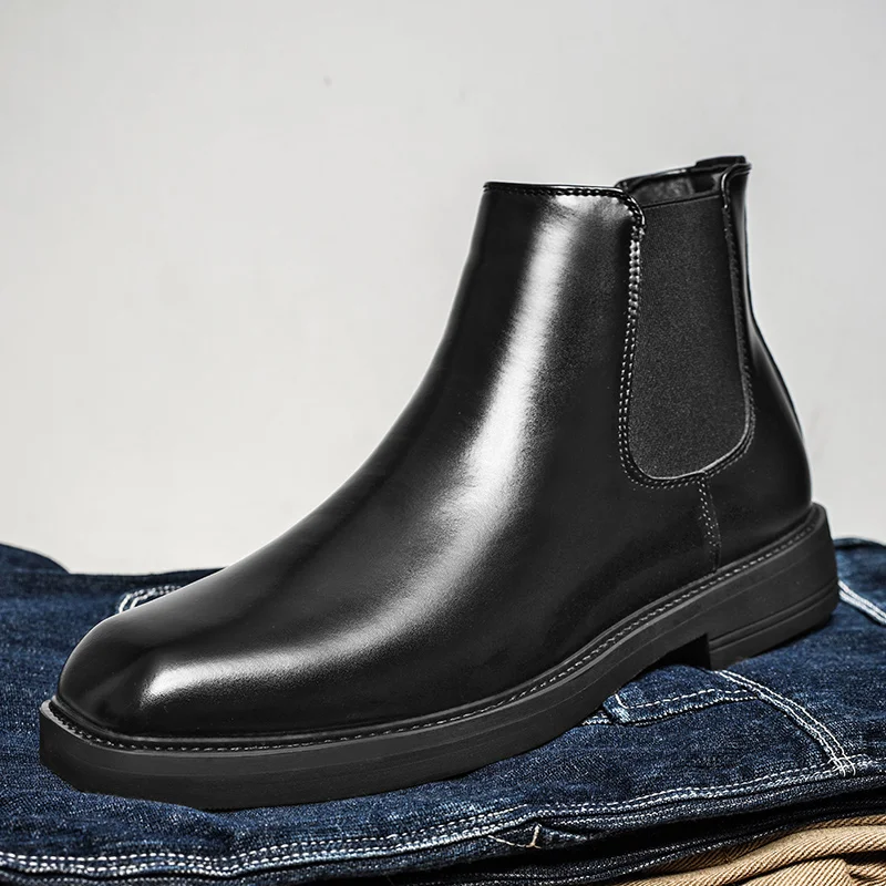 Trend Boots Outdoor Fashion Sneakers High Top Motorcycle Punk Shoes Mens Casual Leather Street Style New Male Ankle Boots 39-46
Trend Boots Outdoor Fashion Sneakers High Top Motorcycle Punk Shoes Mens Casual Leather Street Style New Male Ankle Boots 39-46