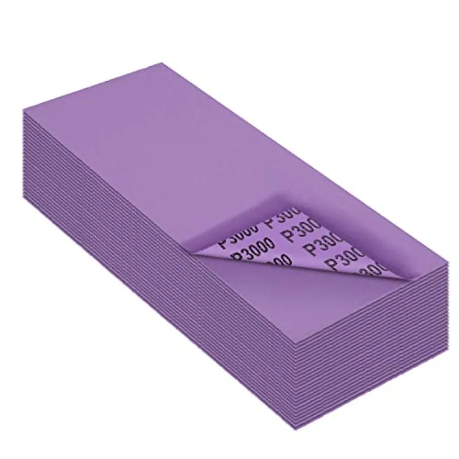 Sandpaper 3000 Grit, Wet Dry Sanding Sheets, High Performance Ceramic Abrasive Sand Paper for Wood Furniture Finishing, Metal G
Sandpaper 3000 Grit, Wet Dry Sanding Sheets, High Performance Ceramic Abrasive Sand Paper for Wood Furniture Finishing, Metal G