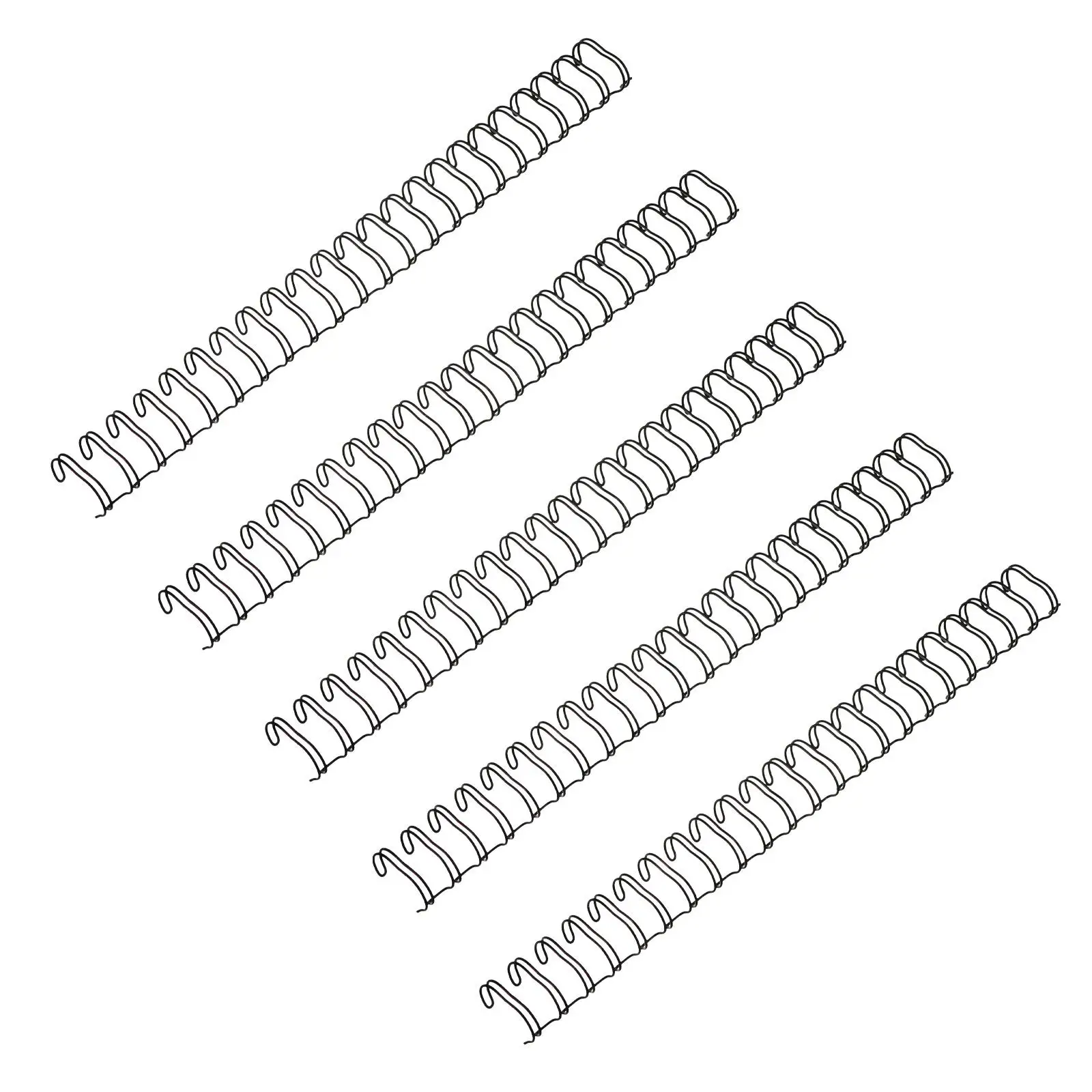 50 Pcs Loose-leaf Notebook Double Coil The Ring DIY Iron Wire Binding Clip Spiral Strips Rings Coils
50 Pcs Loose-leaf Notebook Double Coil The Ring DIY Iron Wire Binding Clip Spiral Strips Rings Coils