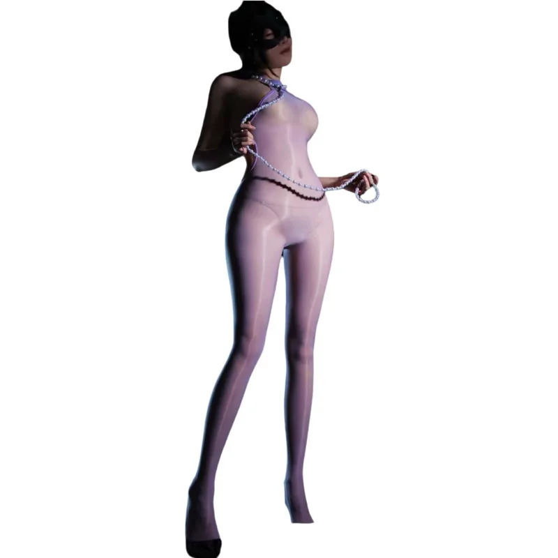 Flirty Sexy Full-Coverage One-Piece High-End Sleeveless Silky Shiny Nude-Feel Bodysuits Transparent Mesh Nightclub Style FZDN
Flirty Sexy Full-Coverage One-Piece High-End Sleeveless Silky Shiny Nude-Feel Bodysuits Transparent Mesh Nightclub Style FZDN