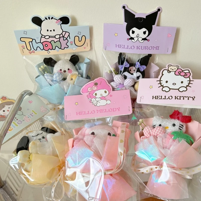 Portable Mini Doll Bouquet Kuromi Plush Toys Cute Cartoon Anime Figures Dolls Fashion Festival Gifts For Friends And Family
Portable Mini Doll Bouquet Kuromi Plush Toys Cute Cartoon Anime Figures Dolls Fashion Festival Gifts For Friends And Family