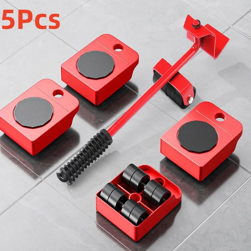 5Pcs/set Heavy Furniture Moving Transport Roller Set New Style Furniture Mover Roller Wheel Bar Removal Lifting Tool Suit
5Pcs/set Heavy Furniture Moving Transport Roller Set New Style Furniture Mover Roller Wheel Bar Removal Lifting Tool Suit