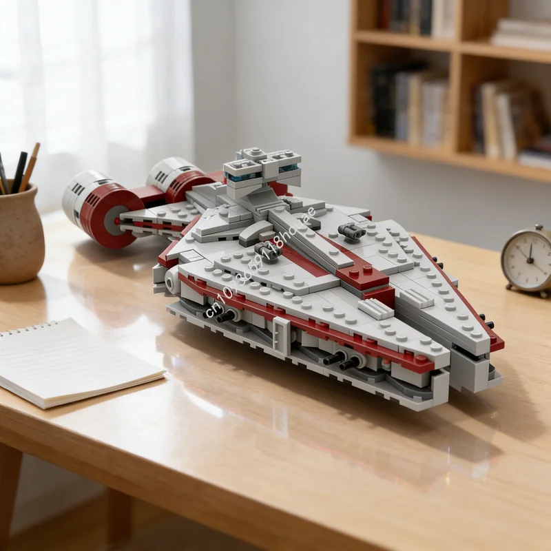 512pcs MOC Republic Arquitens Class Light Cruiser Star Battle Model Building Blocks Construction Festival Gifts Toys Education
512pcs MOC Republic Arquitens Class Light Cruiser Star Battle Model Building Blocks Construction Festival Gifts Toys Education
