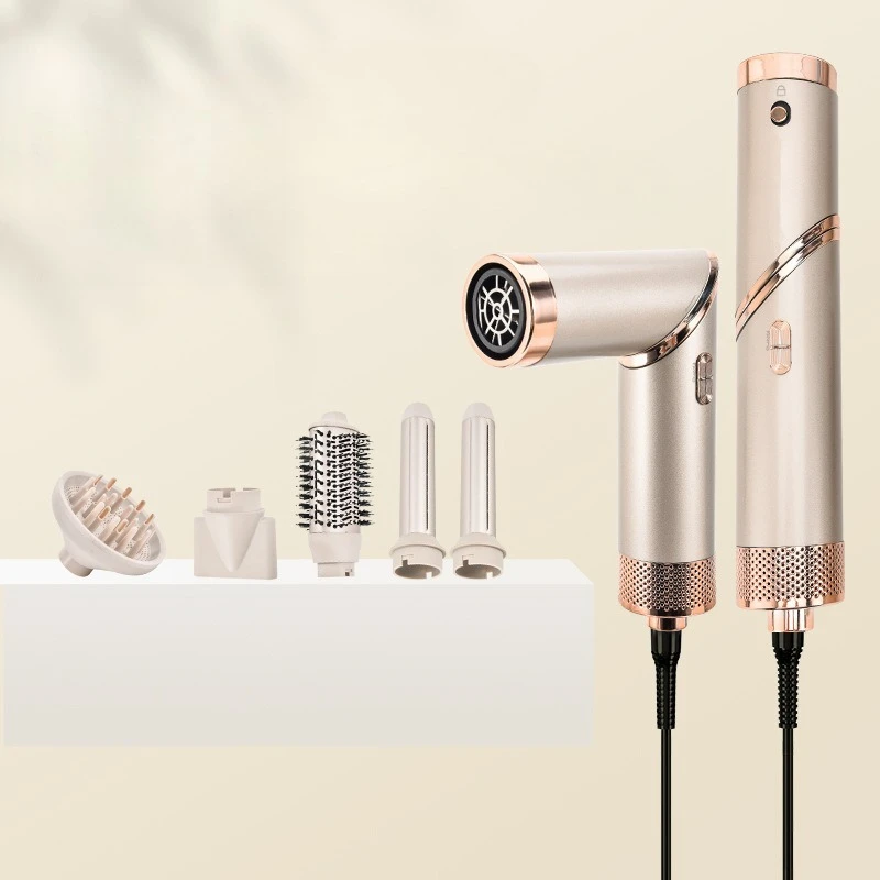 Foldable Hair Dryer Hot Air Brush Curler 5 in 1 Styling Tool Home Use Strong Airflow No Hair Damage for Styling Straight Curl
Foldable Hair Dryer Hot Air Brush Curler 5 in 1 Styling Tool Home Use Strong Airflow No Hair Damage for Styling Straight Curl