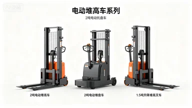 3-meter electric stacker, 2-ton electric pallet truck and 1.5-ton lift stacker forklift
3-meter electric stacker, 2-ton electric pallet truck and 1.5-ton lift stacker forklift