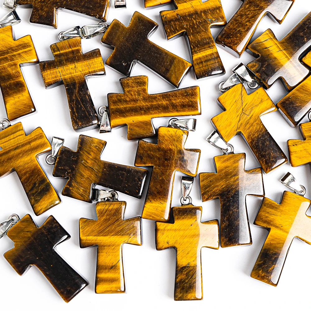 1Pcs 31X21X7MM Yellow Black Tiger Eye Cross Pendant Elegant Spiritual Jewelry for Jewelry Making Diy Bracelet Necklace
1Pcs 31X21X7MM Yellow Black Tiger Eye Cross Pendant Elegant Spiritual Jewelry for Jewelry Making Diy Bracelet Necklace