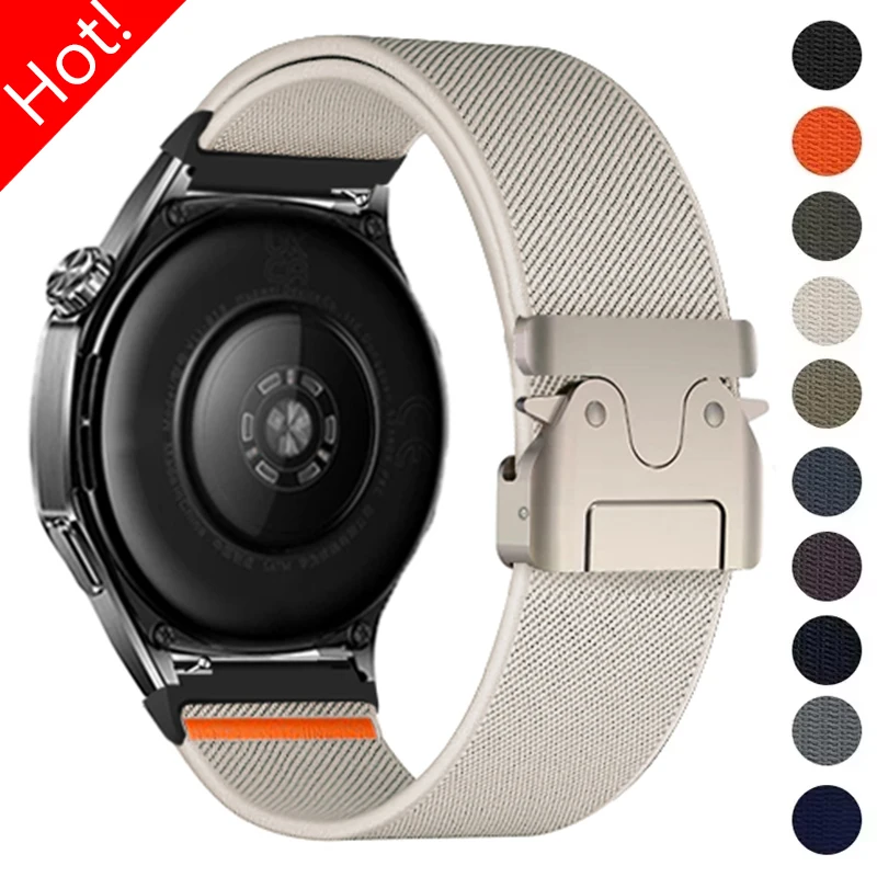 20mm 22mm Nylon Elastic Strap for Samsung Galaxy Watch 7 6 5 4 40mm 44mm 6Classic 47mm Band for Huawei Watch GT5 3 4Pro Bracelet
20mm 22mm Nylon Elastic Strap for Samsung Galaxy Watch 7 6 5 4 40mm 44mm 6Classic 47mm Band for Huawei Watch GT5 3 4Pro Bracelet