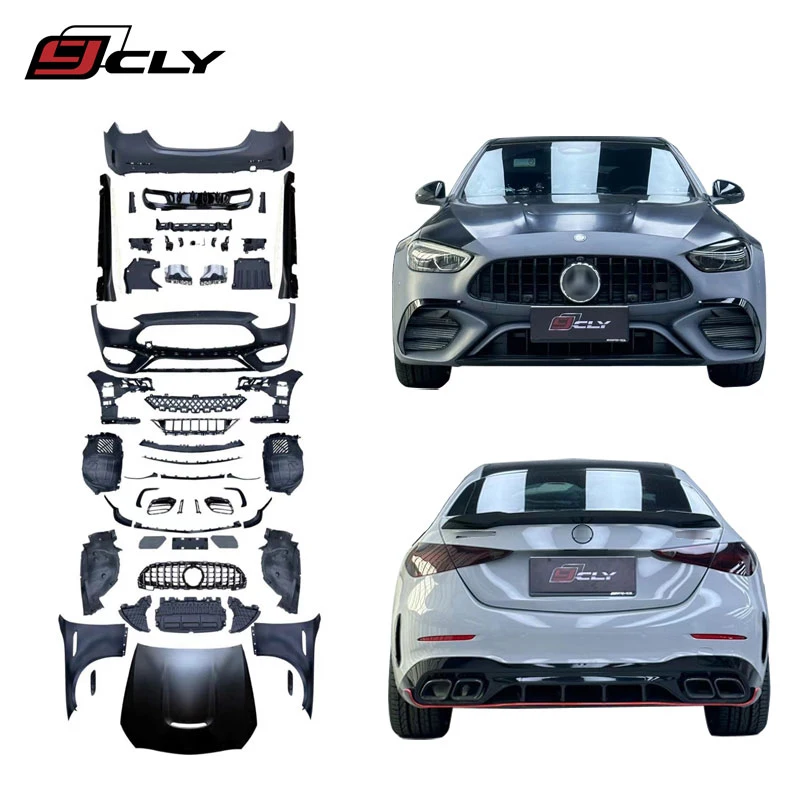 Wide C63 Body Kits For C-class W206 Upgrade C63s Wide Front Bumper Grille Side Skirt Hood Fender 2022-2024
Wide C63 Body Kits For C-class W206 Upgrade C63s Wide Front Bumper Grille Side Skirt Hood Fender 2022-2024