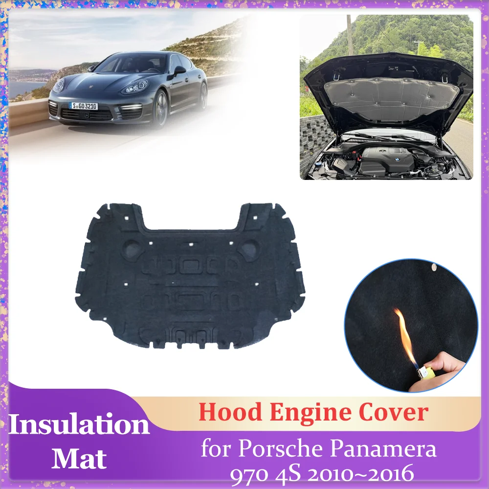 Car Hood Insulation Pad for Porsche Panamera 970 4S 2010~2016 2011 Engine Cover Liner Cotton Soundproof Heat Part Mat Accessorie
Car Hood Insulation Pad for Porsche Panamera 970 4S 2010~2016 2011 Engine Cover Liner Cotton Soundproof Heat Part Mat Accessorie