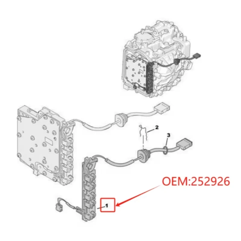 547B Automotive Wiring Harness Accelerated Shifting Response With Quick Installation 252926 For 307SW 308CC 308SW 208 406 407
547B Automotive Wiring Harness Accelerated Shifting Response With Quick Installation 252926 For 307SW 308CC 308SW 208 406 407