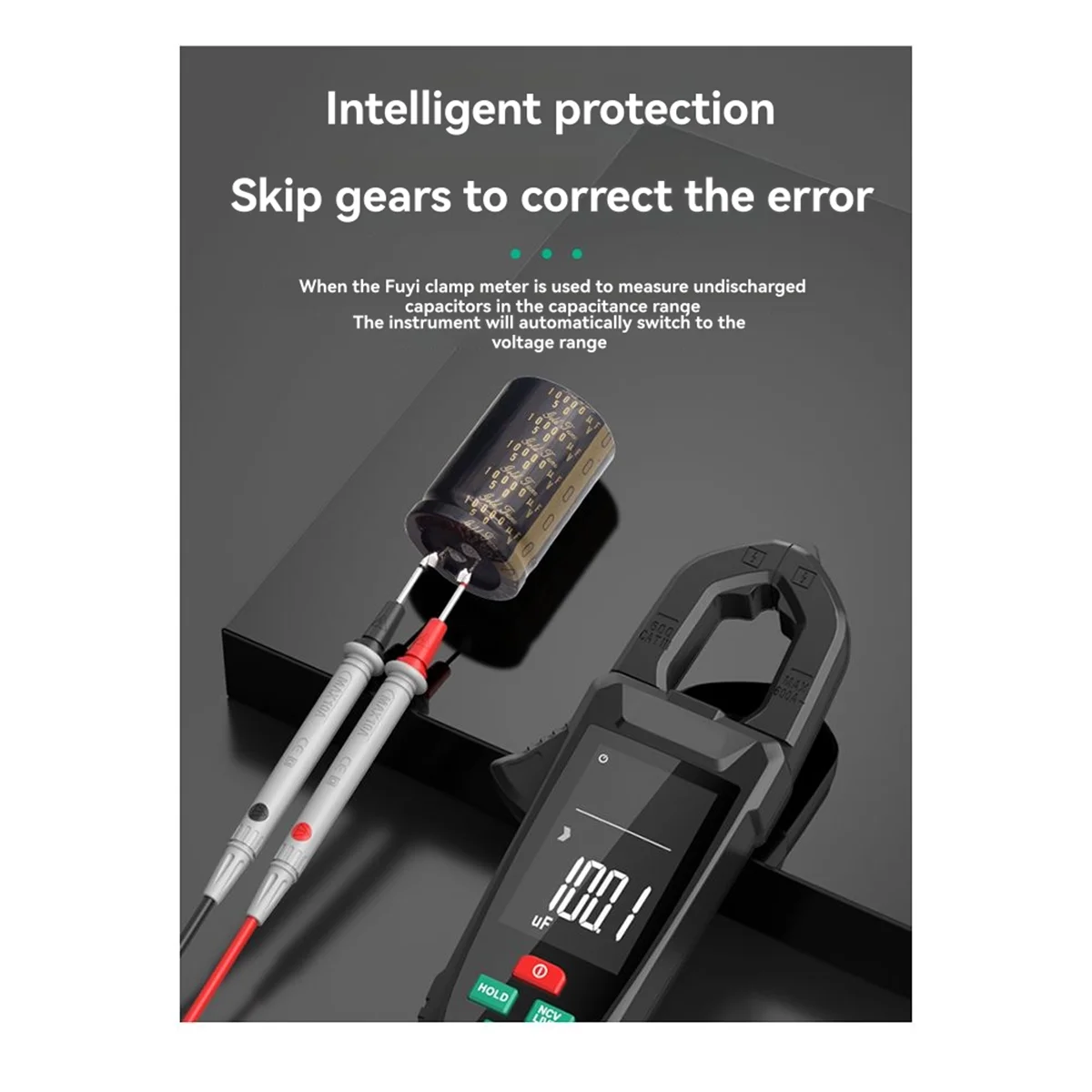 2025 New- Digital Clamp Meter 9999 Counts True RMS Current 200A NCV Voltage Tester Frequency Resistance Electrician Tool
2025 New- Digital Clamp Meter 9999 Counts True RMS Current 200A NCV Voltage Tester Frequency Resistance Electrician Tool