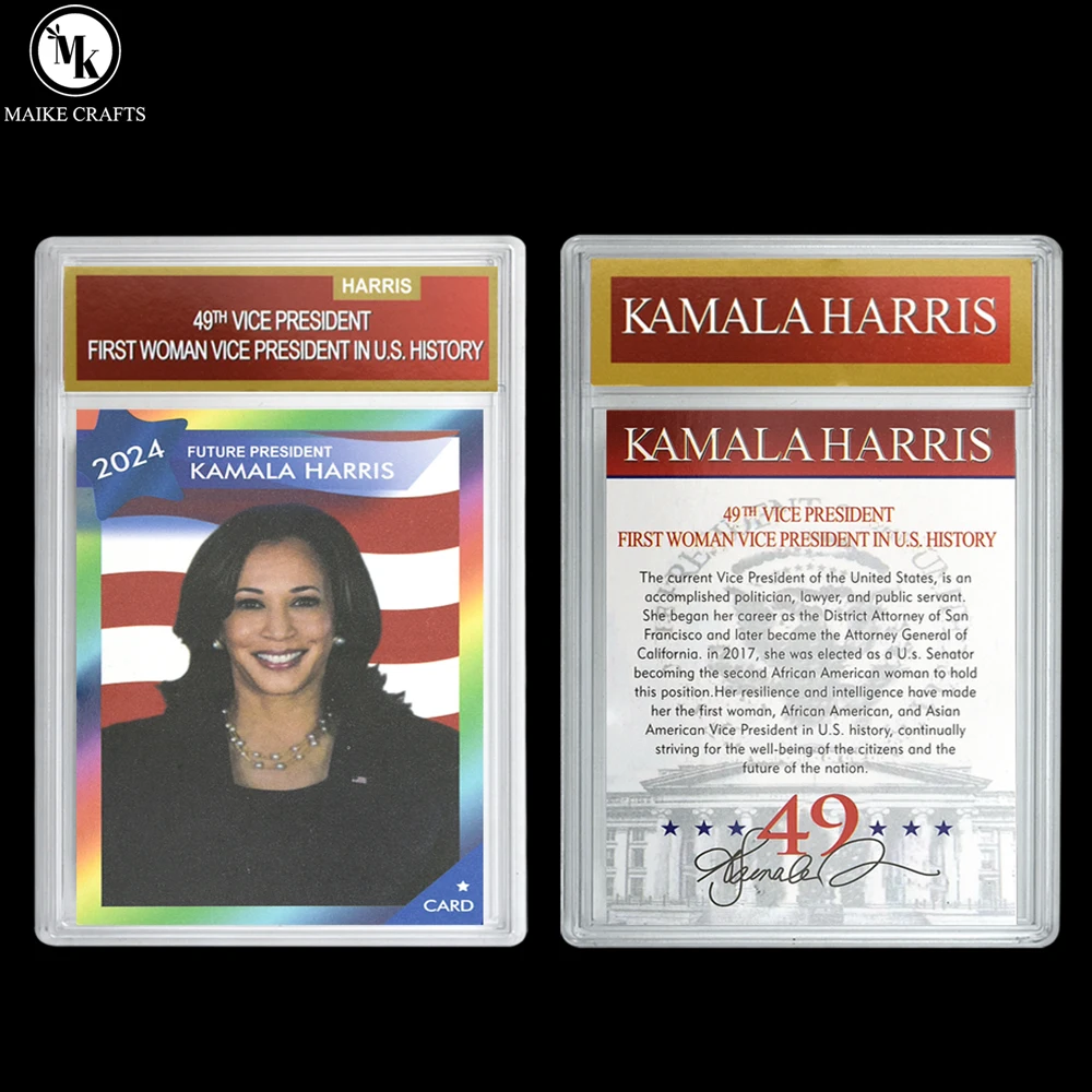 2024 Future President Kamala Harris Paper Rating Card First Woman Vice US President in History Trading Card Collection Gift
2024 Future President Kamala Harris Paper Rating Card First Woman Vice US President in History Trading Card Collection Gift