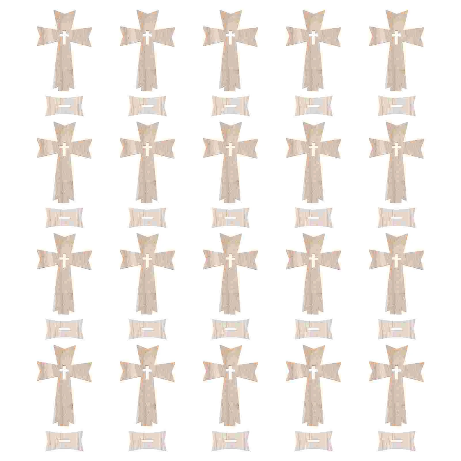 20 Pcs Wooden Cross Crafts Table Sign Adorn Fall Ornaments Dining for Desktop Office Outdoor Decor
20 Pcs Wooden Cross Crafts Table Sign Adorn Fall Ornaments Dining for Desktop Office Outdoor Decor
