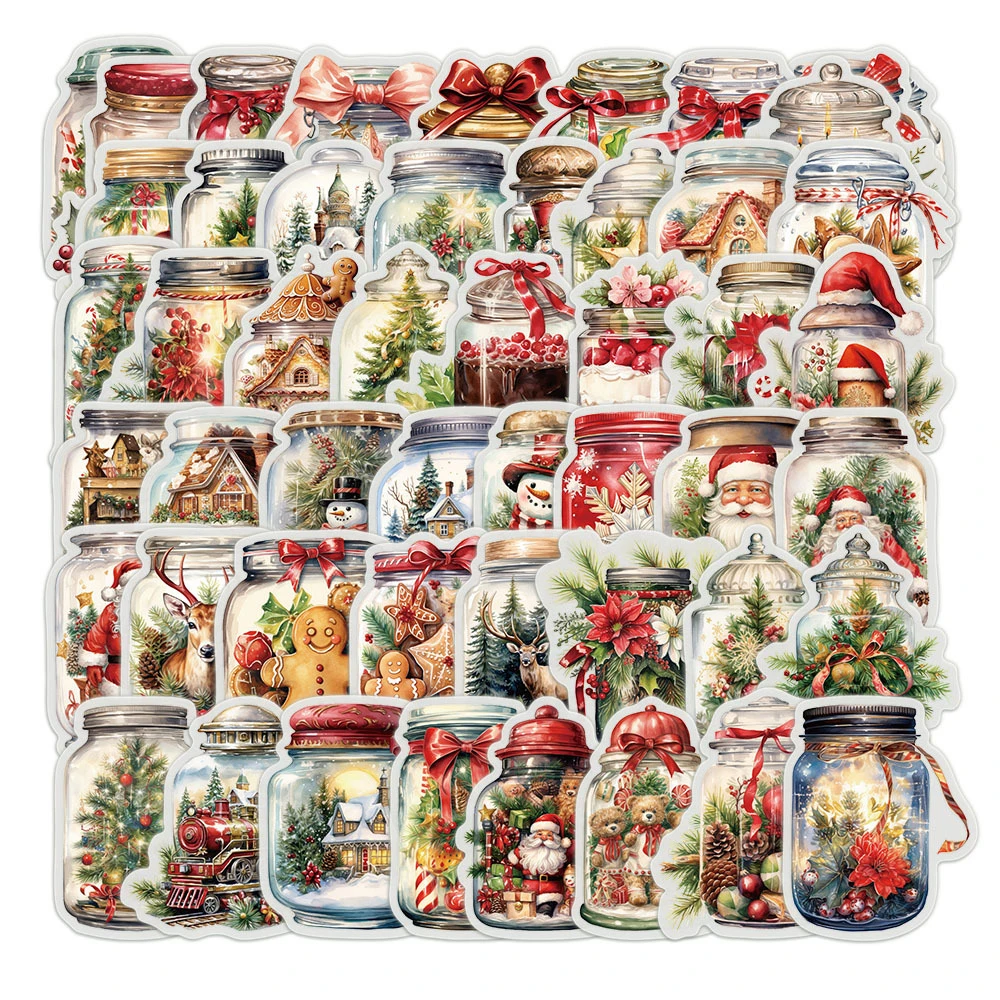 10/30/50pcs Retro Christmas Bottle Aesthetic Cartoon Stickers Laptop Scrapbook Fridge Guitar Cute Waterproof Kid DIY Toy Sticker
10/30/50pcs Retro Christmas Bottle Aesthetic Cartoon Stickers Laptop Scrapbook Fridge Guitar Cute Waterproof Kid DIY Toy Sticker