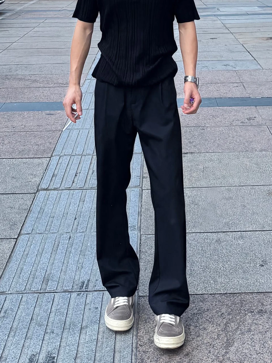 Black Ice Silk Quick Dry Men's Summer Thin Outdoor Soft Climbing Pants Casual Flared Long Trousers Fashionable Trendy B...
Black Ice Silk Quick Dry Men's Summer Thin Outdoor Soft Climbing Pants Casual Flared Long Trousers Fashionable Trendy B...