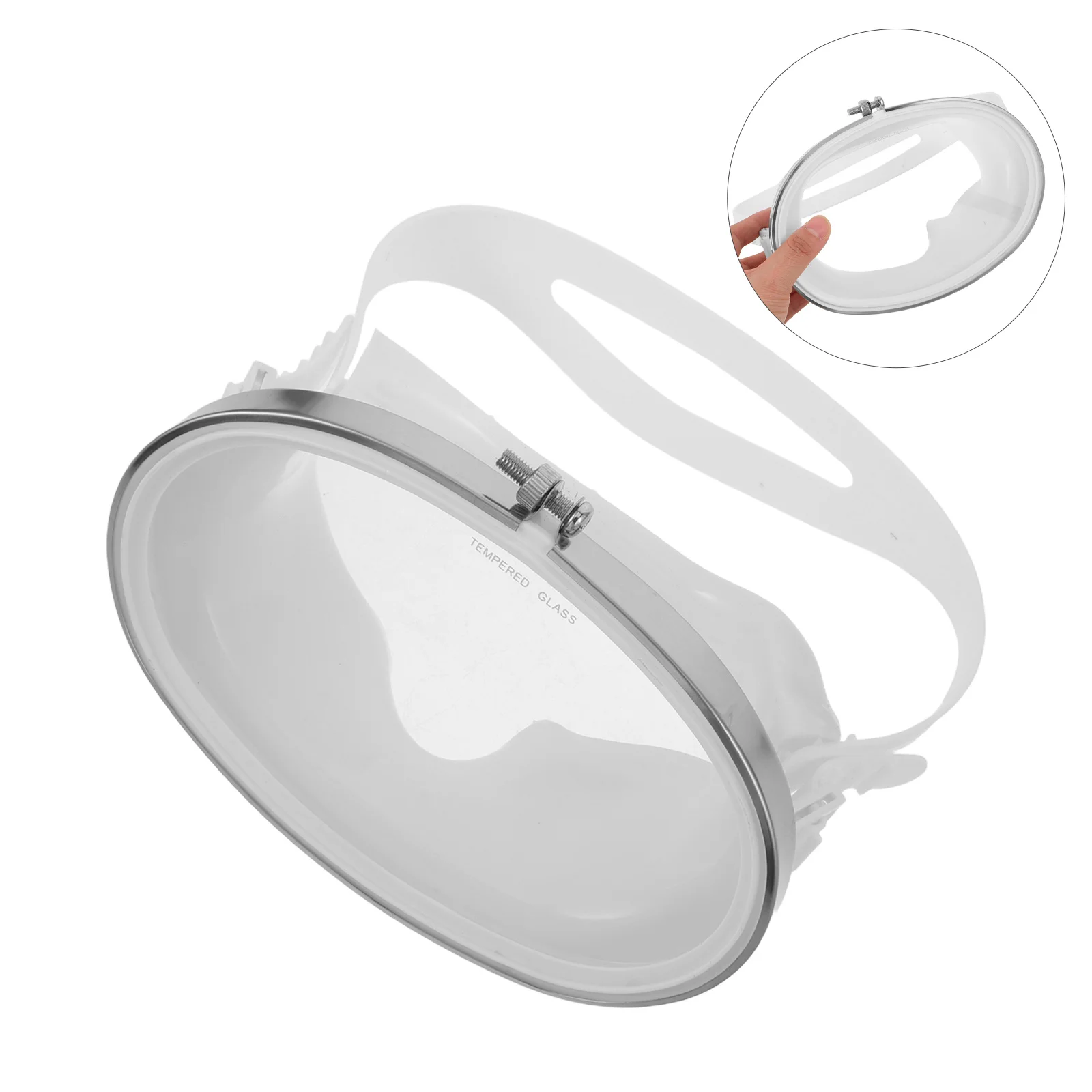 Adult Oval Diving Mask Anti-Leak Scuba Diving Masks Wide View Oval Lens Underwater Goggles Full Face Snorkeling Gear for Scuba
Adult Oval Diving Mask Anti-Leak Scuba Diving Masks Wide View Oval Lens Underwater Goggles Full Face Snorkeling Gear for Scuba