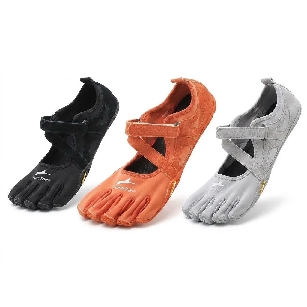 Five Fingers Toe Sneakers Breathable Knit Upper Non-Slip Rubber Outsole Fit Barefoot Feel for Indoor Outdoor Sports
Five Fingers Toe Sneakers Breathable Knit Upper Non-Slip Rubber Outsole Fit Barefoot Feel for Indoor Outdoor Sports