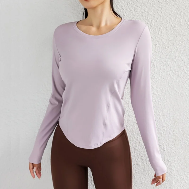 Long Sleeve Workout Elastic Top Wear Yoga Sports Breathable Gym Fitness Long Sleeve Tshirt Training Tight Quick Dry Yoga Tops
Long Sleeve Workout Elastic Top Wear Yoga Sports Breathable Gym Fitness Long Sleeve Tshirt Training Tight Quick Dry Yoga Tops