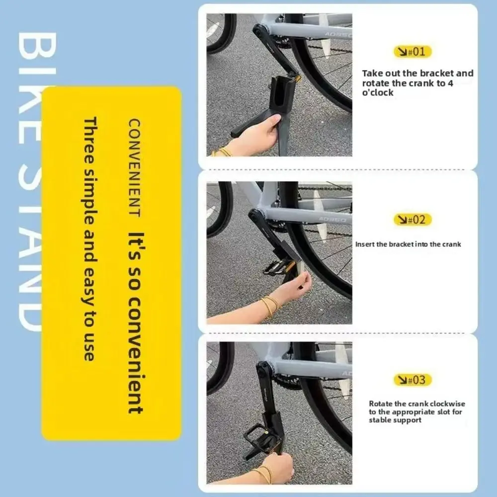 New Stable Bike Stand Lightweight Wheel Support Mountain Bike Side Frame Stand Bicycle Rear Parking Rack Bike
New Stable Bike Stand Lightweight Wheel Support Mountain Bike Side Frame Stand Bicycle Rear Parking Rack Bike