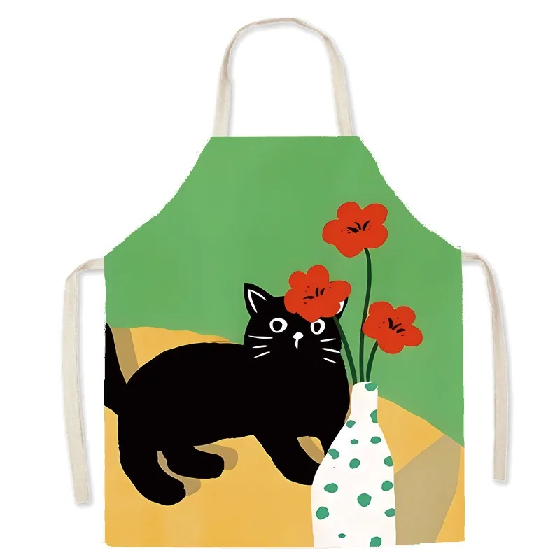 Funny Animal Duck Cat Printed Cotton Linen Apron Kitchen Chef Cooking Baking Bib Sleeveless Cleaning Pinafore For Women Adult
Funny Animal Duck Cat Printed Cotton Linen Apron Kitchen Chef Cooking Baking Bib Sleeveless Cleaning Pinafore For Women Adult