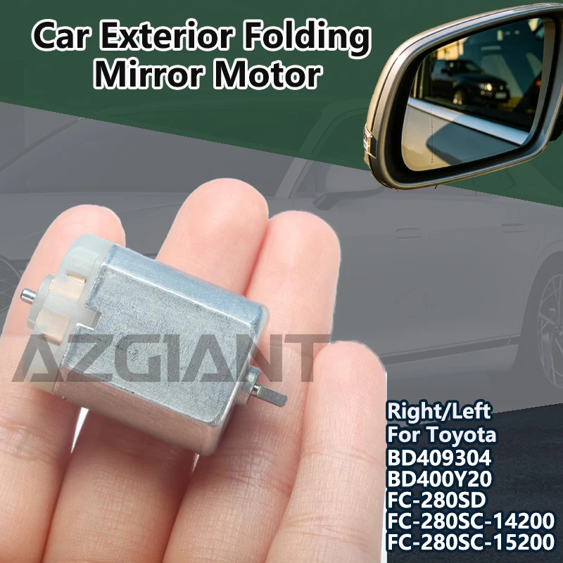 For Toyota Estima MK3 2000-2014/Vitz Yaris NCP90 NCP91 2005-2009/Corolla MK9 2004-2007 Car Door Side Mirror Electric Fold Motor
For Toyota Estima MK3 2000-2014/Vitz Yaris NCP90 NCP91 2005-2009/Corolla MK9 2004-2007 Car Door Side Mirror Electric Fold Motor