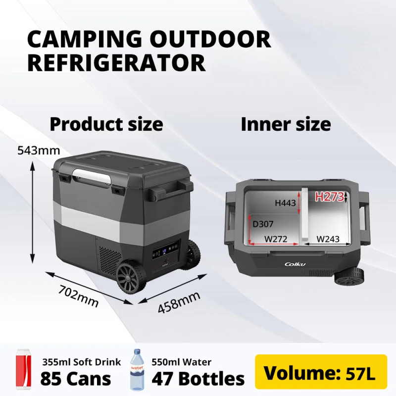 High Quality Factory Price Portable 12V Car Camping Outdoor Compressor Refrigerator 57L Box Cooler Fre Hot Selling
High Quality Factory Price Portable 12V Car Camping Outdoor Compressor Refrigerator 57L Box Cooler Fre Hot Selling