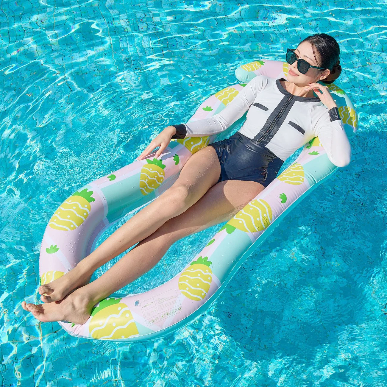 1PC Inflatable Pool Floats Mat Rafts with Loungers Sun Tanning Float Cool Water Hammock Chair for Summer Swimming Pool
1PC Inflatable Pool Floats Mat Rafts with Loungers Sun Tanning Float Cool Water Hammock Chair for Summer Swimming Pool