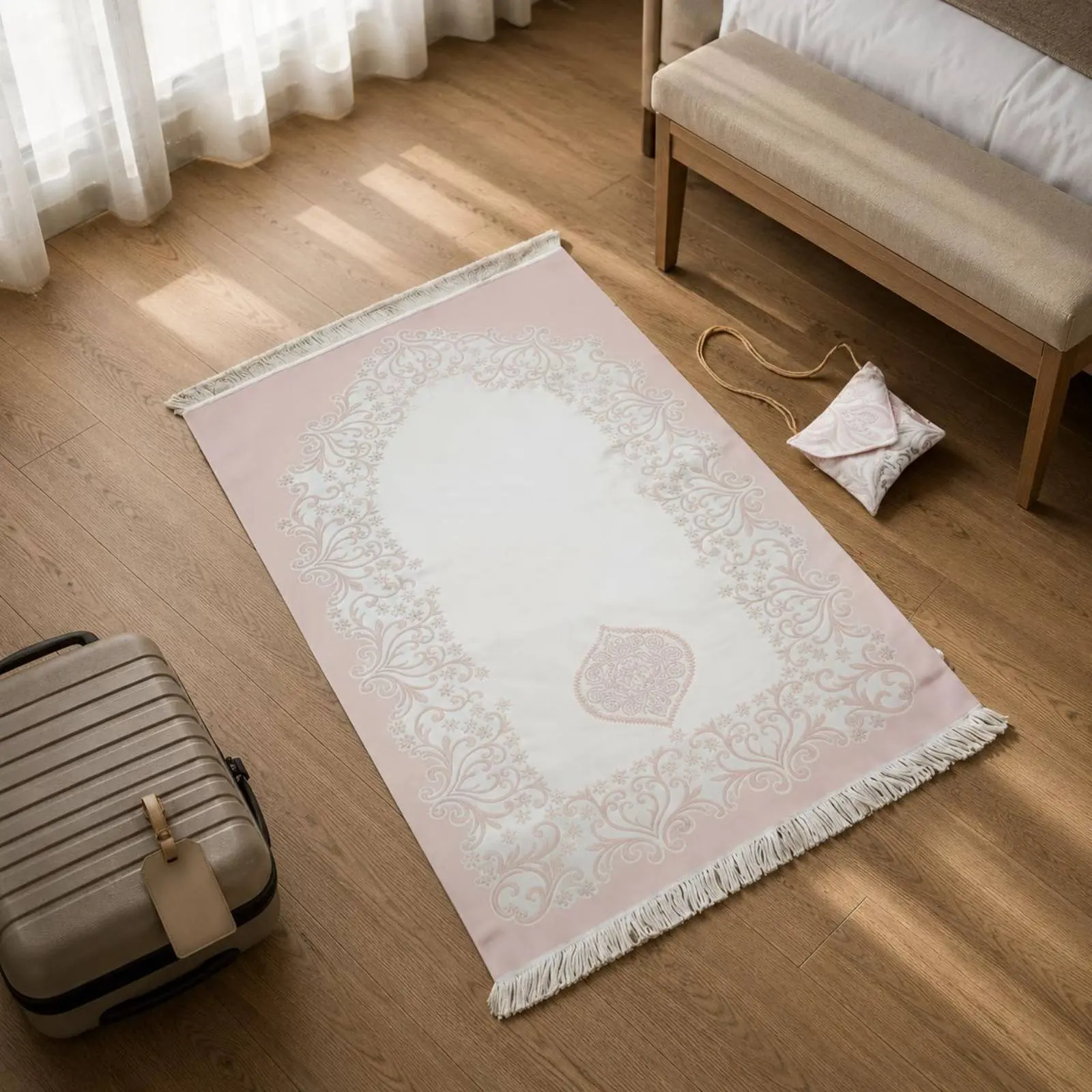 Jacquard Prayer Mat Lightweight Folding Prayer Mat for Muslims
Jacquard Prayer Mat Lightweight Folding Prayer Mat for Muslims