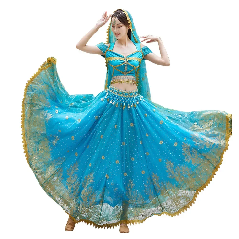 Festival Halloween Arabian Princess Costume Indian Dance Embroider Bollywood Jasmine Costume Party Cosplay Princess Fancy Outfit
Festival Halloween Arabian Princess Costume Indian Dance Embroider Bollywood Jasmine Costume Party Cosplay Princess Fancy Outfit