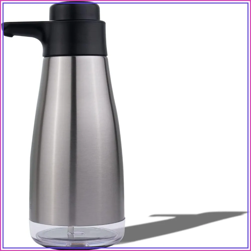 15 fl.oz Stainless Steel Liquid Soap Dispenser for Dish and Hand Soap, Kitchen Countertop Pump Bottle
15 fl.oz Stainless Steel Liquid Soap Dispenser for Dish and Hand Soap, Kitchen Countertop Pump Bottle