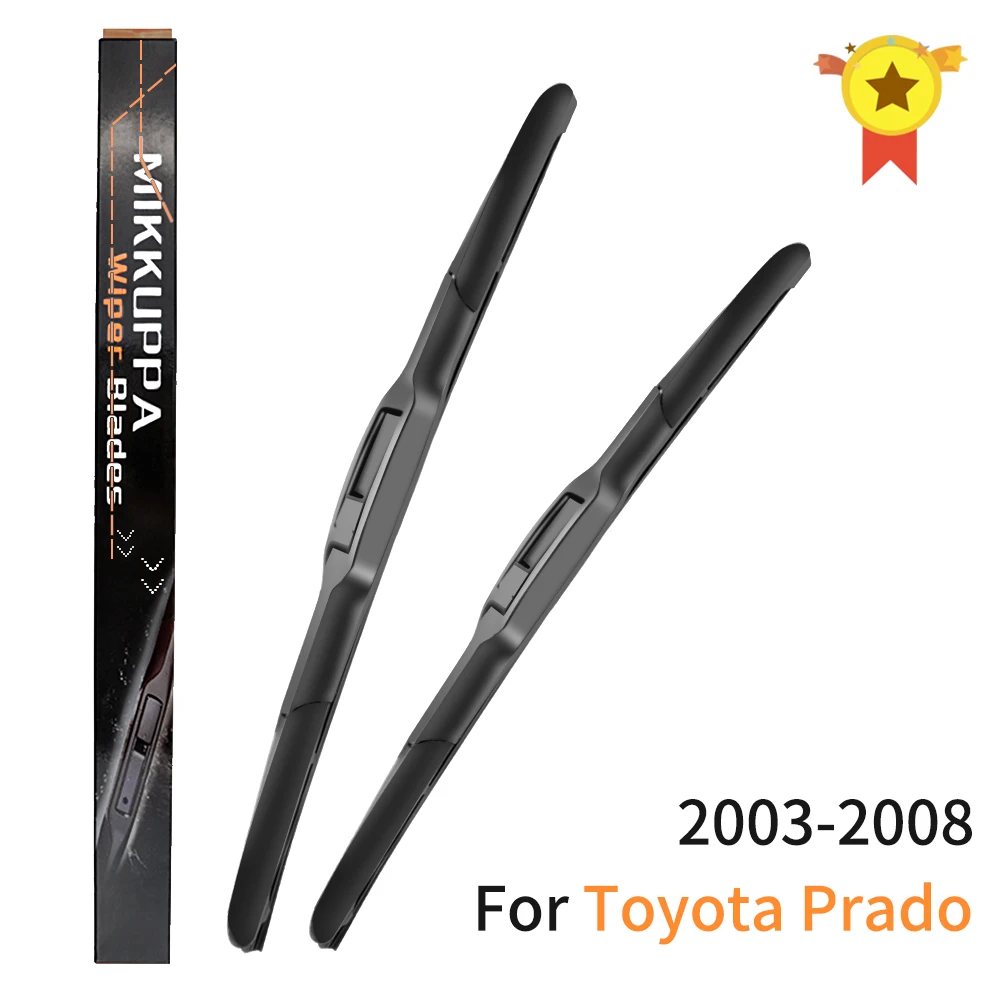 Mikkuppa Wiper Blades For Toyota Prado 2003-2008 Pair 22"+21" Windshield Windscreen Wiper Auto Car Accessories
Mikkuppa Wiper Blades For Toyota Prado 2003-2008 Pair 22"+21" Windshield Windscreen Wiper Auto Car Accessories