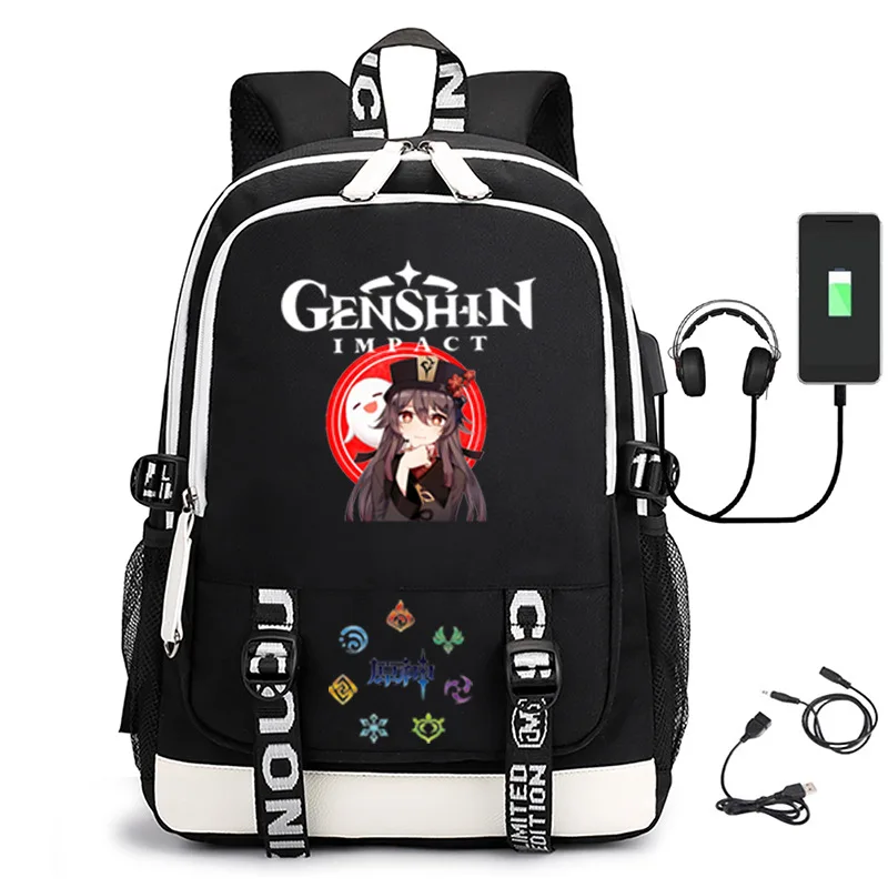 Genshin Impact Cosplay Backpack Schoolbag Teens Students Boys Girls Anime Cartoon Oxford Waterproof School Bag Travel Laptop Bag
Genshin Impact Cosplay Backpack Schoolbag Teens Students Boys Girls Anime Cartoon Oxford Waterproof School Bag Travel Laptop Bag