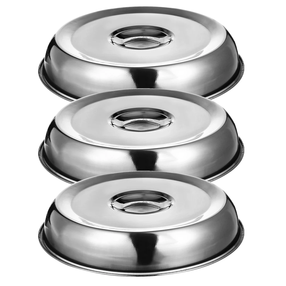 3 Pcs Stainless Steel Food Cover Heavy Duty Steak Dome BBQ Grilling Protective Anti Splashing Fresh Keeping Serving Dish
3 Pcs Stainless Steel Food Cover Heavy Duty Steak Dome BBQ Grilling Protective Anti Splashing Fresh Keeping Serving Dish