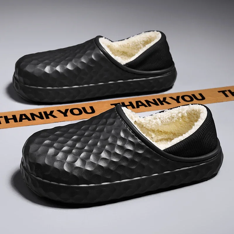 Men's slippers Couple Women Home Shoes Waterproof Thick bottom Add Velvet Warm Non-Slip Soft and comfortable House slippers New
Men's slippers Couple Women Home Shoes Waterproof Thick bottom Add Velvet Warm Non-Slip Soft and comfortable House slippers New