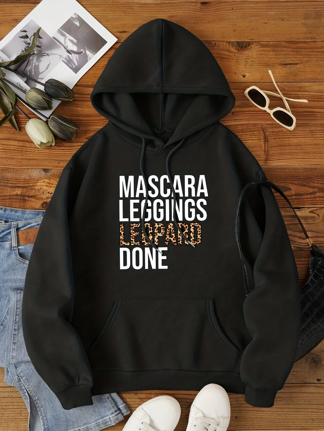 Leopard Letter Print Simple Hoodie Casual Drawstring Kangaroo Pocket Hoodies Sweatshirt Fashion Sweatshirt Harajuku Unisex
Leopard Letter Print Simple Hoodie Casual Drawstring Kangaroo Pocket Hoodies Sweatshirt Fashion Sweatshirt Harajuku Unisex