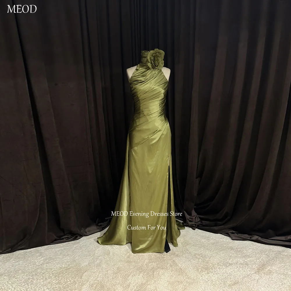 MEOD Vintage A Line Halter Neck Evening Gown Satin 3D Flower Sleeveless Prom Dresses Elegant Backless Party Attire Customized
MEOD Vintage A Line Halter Neck Evening Gown Satin 3D Flower Sleeveless Prom Dresses Elegant Backless Party Attire Customized