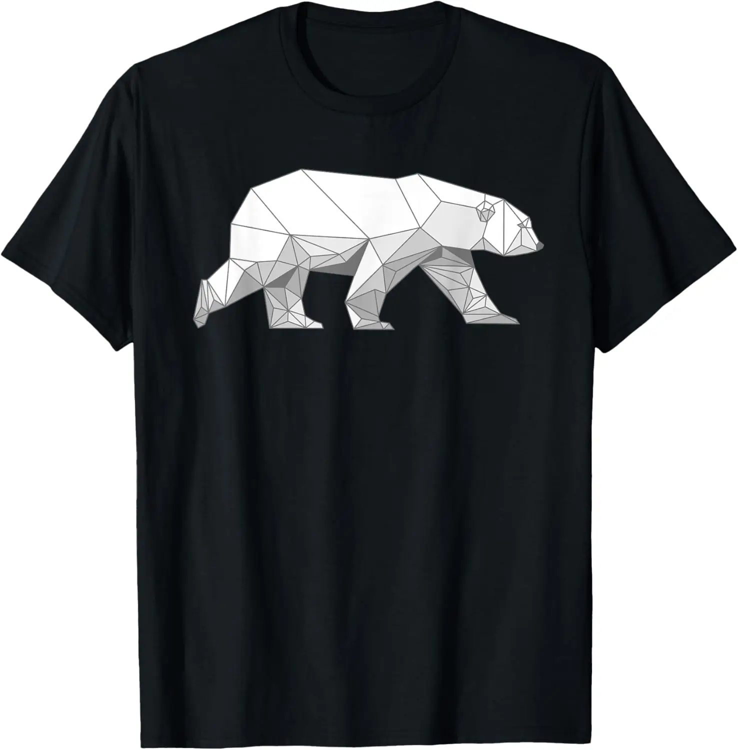 Geometric Low Poly Polar Bear Graphic Tee Unisex Short Sleeve Breathable Cotton Shirt
Geometric Low Poly Polar Bear Graphic Tee Unisex Short Sleeve Breathable Cotton Shirt