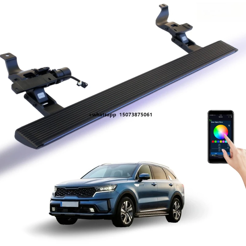 Automatic Electric Running Boards with LED Lights for Sorento Aluminum Alloy Power Side Steps
Automatic Electric Running Boards with LED Lights for Sorento Aluminum Alloy Power Side Steps