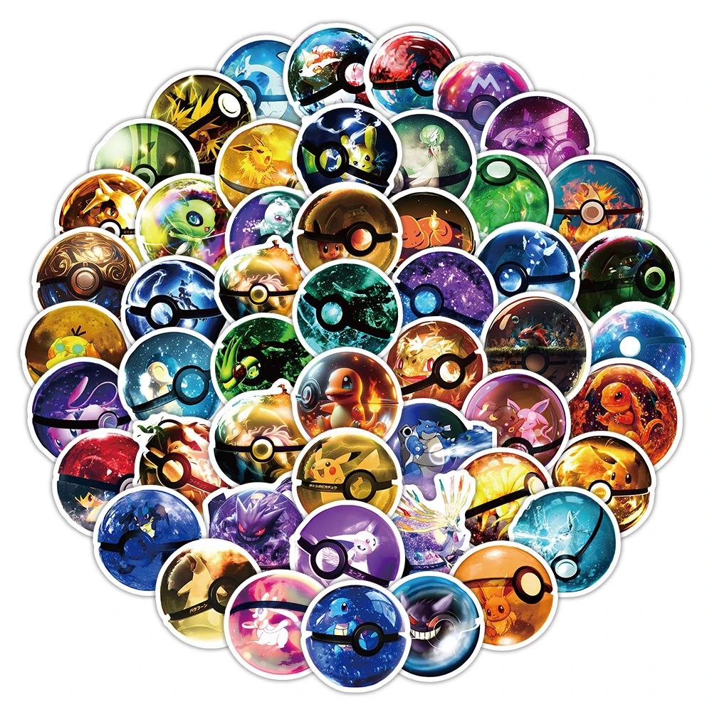 10/30/60pcs Cool Pokemon Anime Poke Ball Stickers Cartoon Pikachu Eevee Sticker Scrapbooking Notebook Phone Decals Kids Toy Gift
10/30/60pcs Cool Pokemon Anime Poke Ball Stickers Cartoon Pikachu Eevee Sticker Scrapbooking Notebook Phone Decals Kids Toy Gift